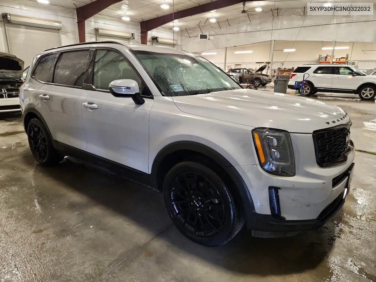 2022 KIA TELLURIDE VIN 5XYP3DHC3NG322032 — фото 4