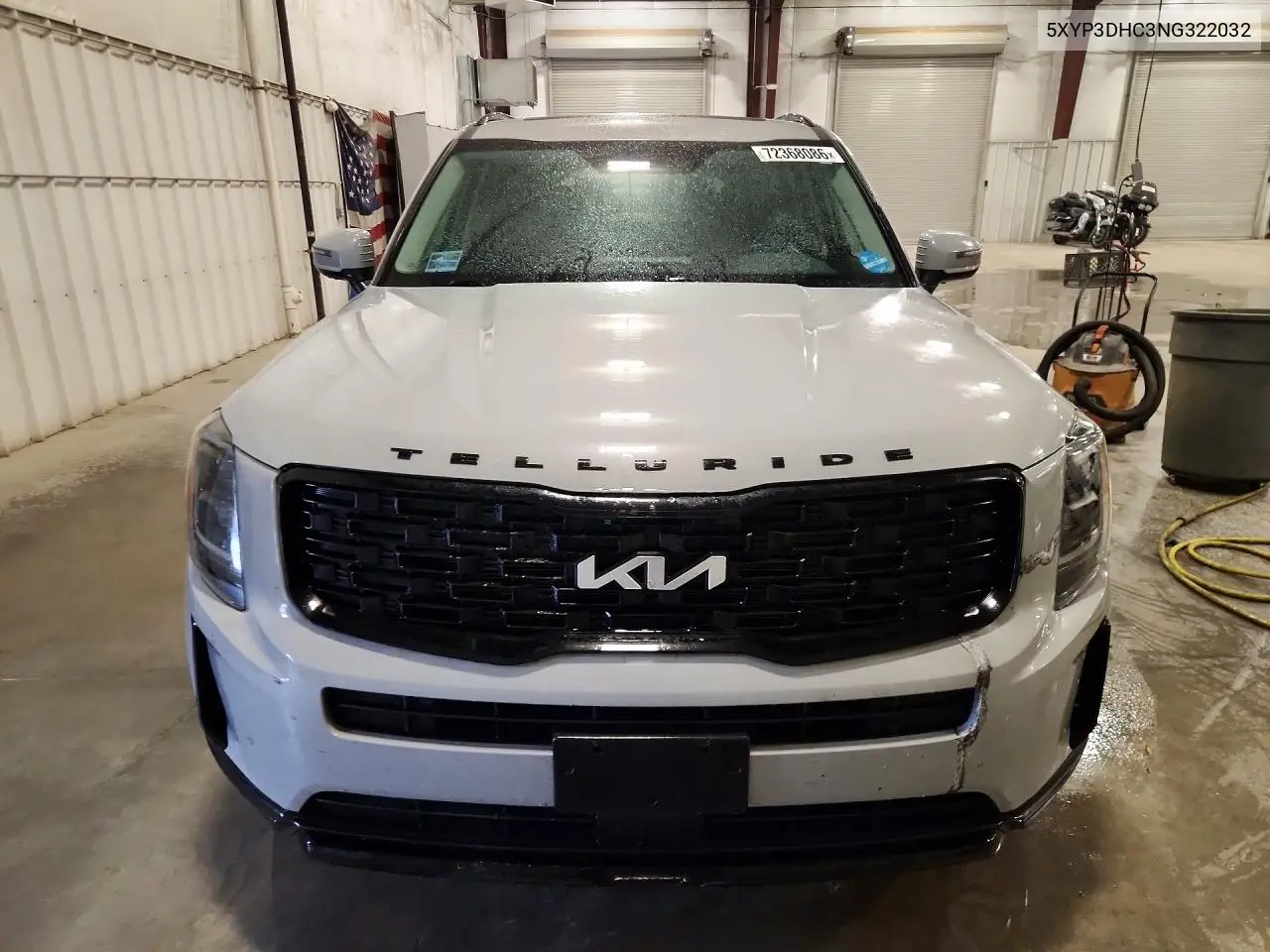 2022 KIA TELLURIDE VIN 5XYP3DHC3NG322032 — фото 5