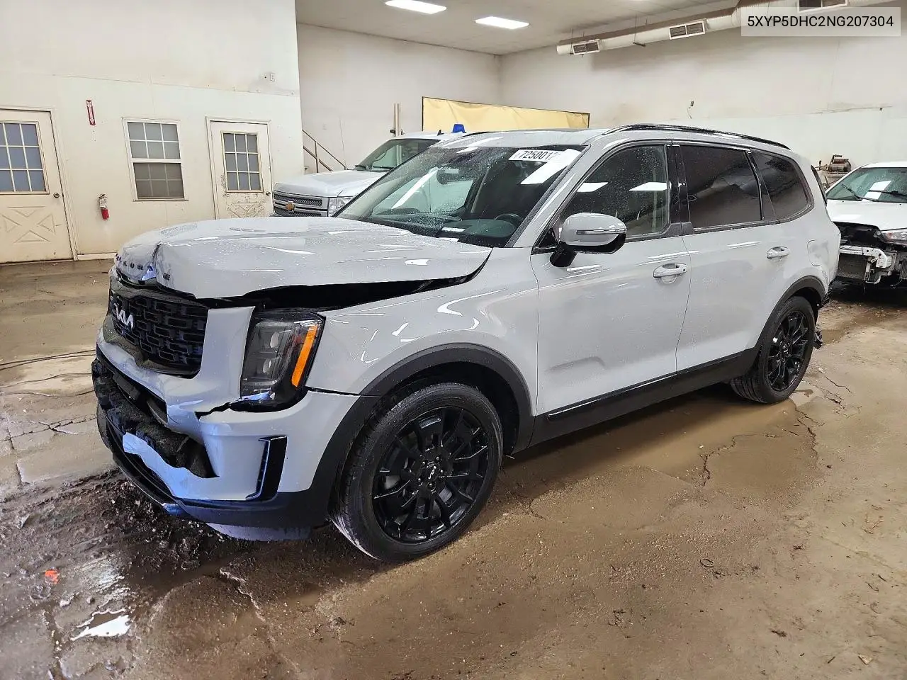 KIA TELLURIDE 2022, VIN 5XYP5DHC2NG207304