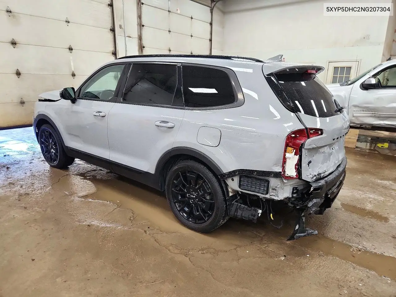 2022 KIA TELLURIDE VIN 5XYP5DHC2NG207304 — фото 2