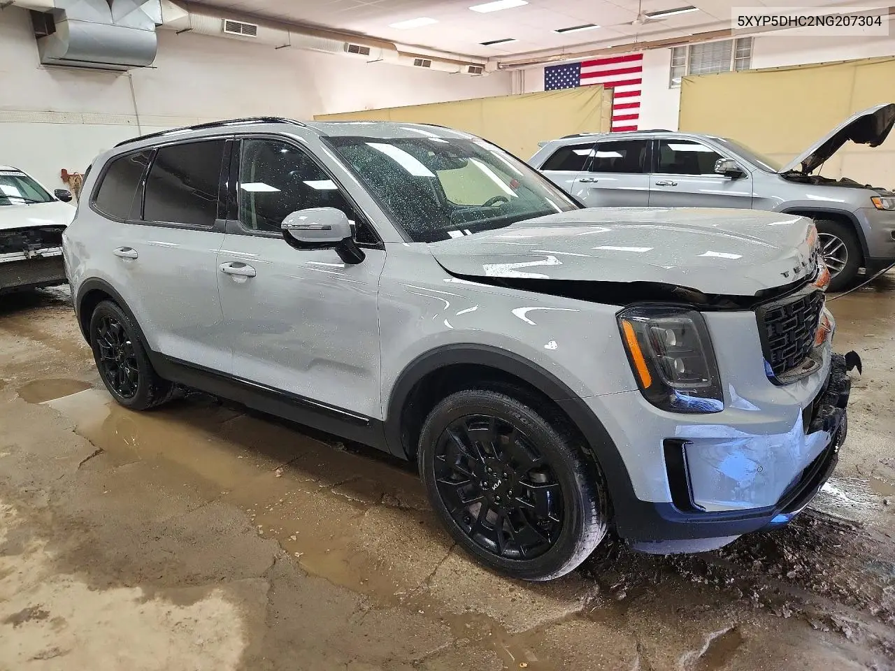 2022 KIA TELLURIDE VIN 5XYP5DHC2NG207304 — фото 4