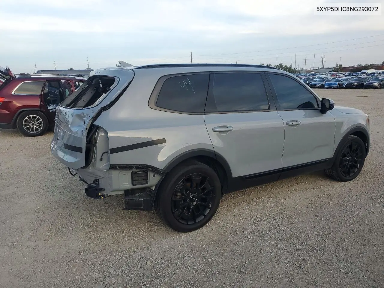 2022 KIA TELLURIDE VIN 5XYP5DHC8NG293072 — фото 3