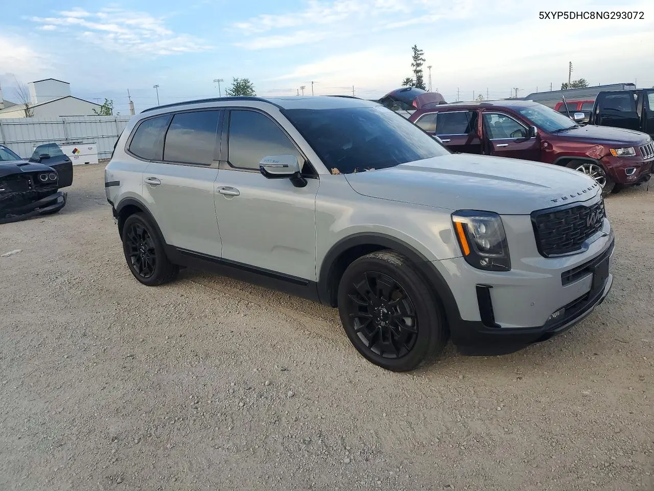 2022 KIA TELLURIDE VIN 5XYP5DHC8NG293072 — фото 4