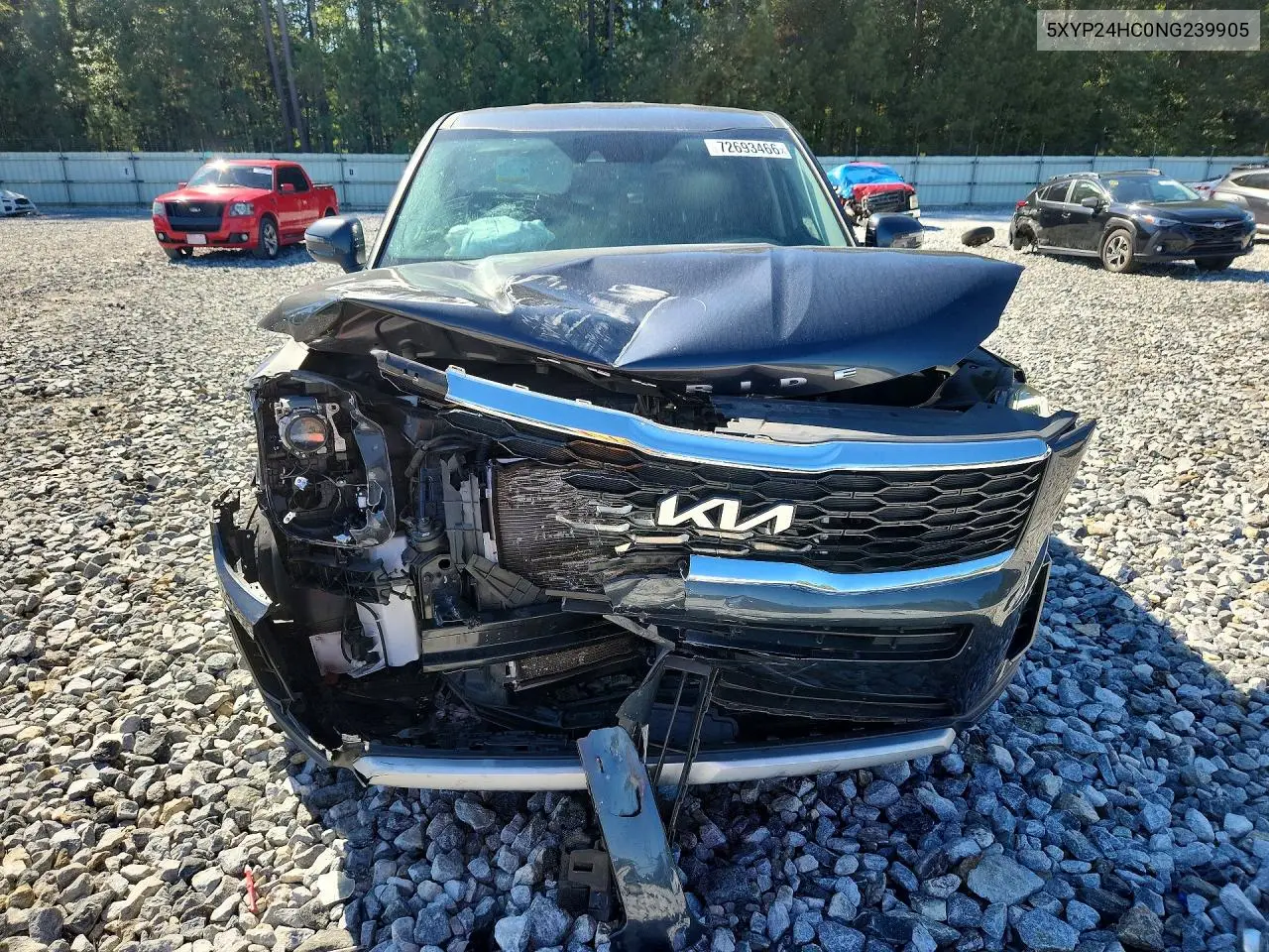 2022 KIA TELLURIDE VIN 5XYP24HC0NG239905 — фото 5