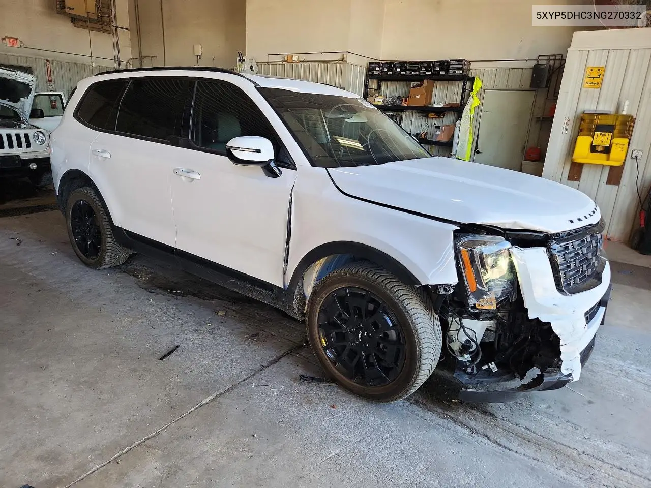 2022 KIA TELLURIDE VIN 5XYP5DHC3NG270332 — фото 4
