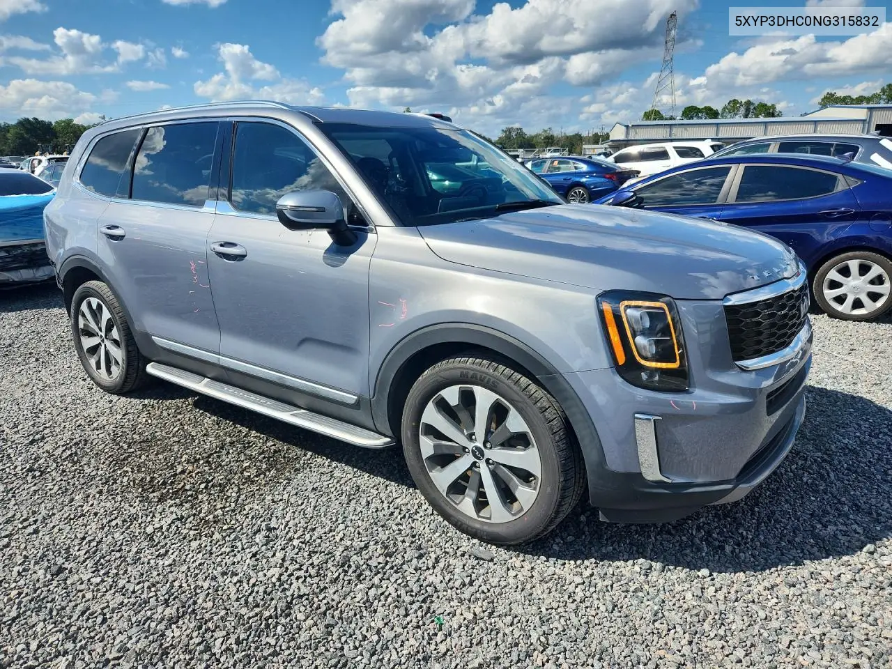 2022 KIA TELLURIDE VIN 5XYP3DHC0NG315832 — фото 4