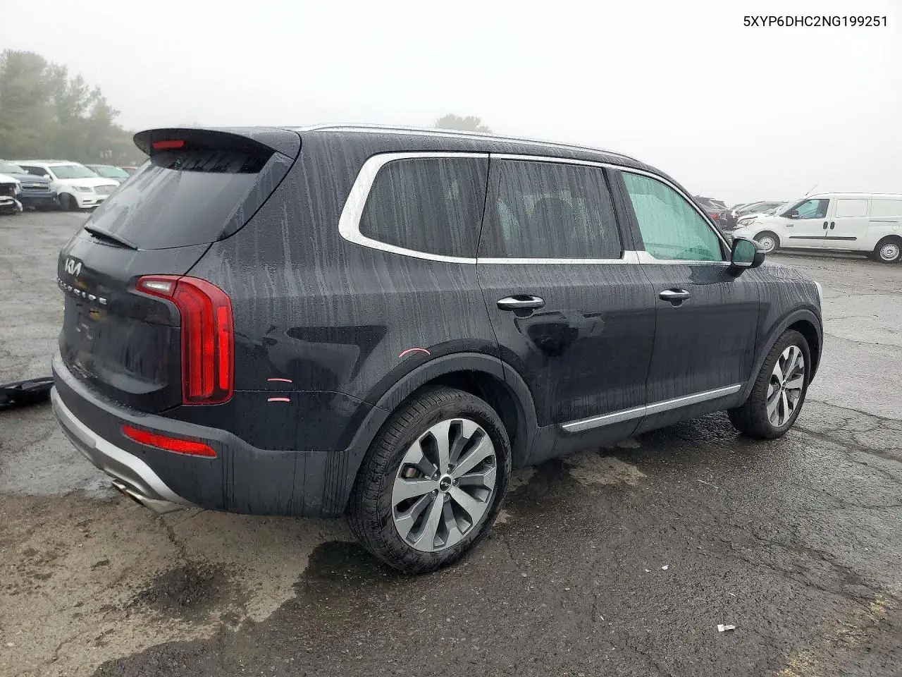 2022 KIA TELLURIDE VIN 5XYP6DHC2NG199251 — фото 3