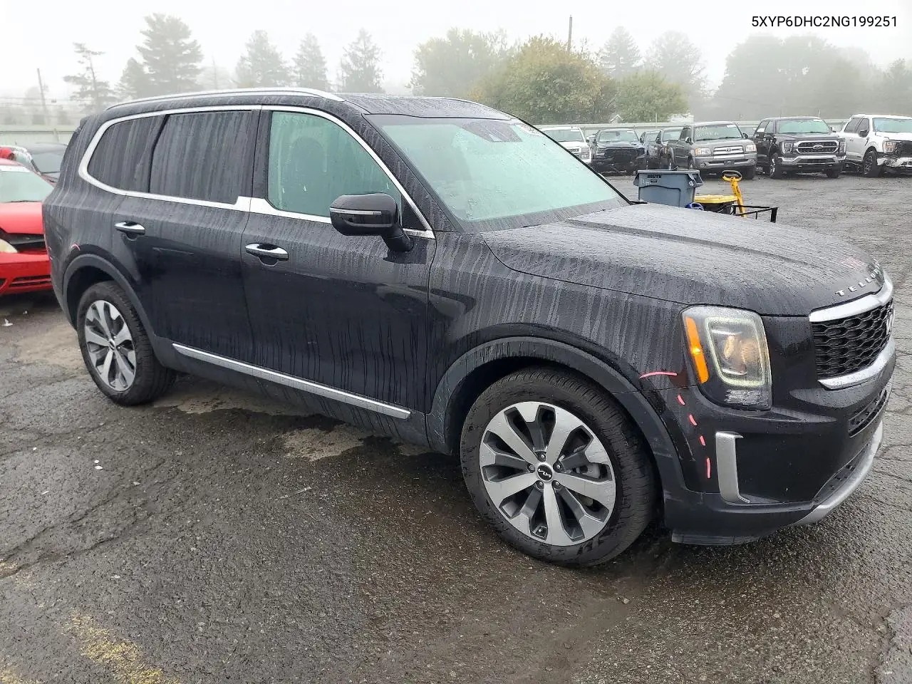 2022 KIA TELLURIDE VIN 5XYP6DHC2NG199251 — фото 4