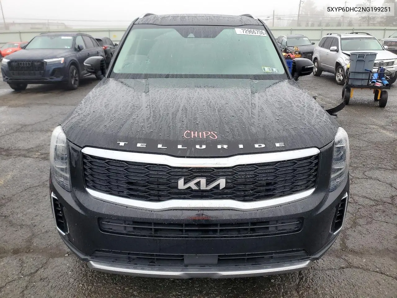 2022 KIA TELLURIDE VIN 5XYP6DHC2NG199251 — фото 5