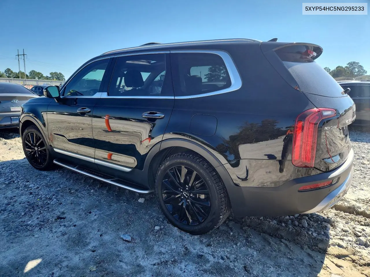2022 KIA TELLURIDE VIN 5XYP54HC5NG295233 — фото 2