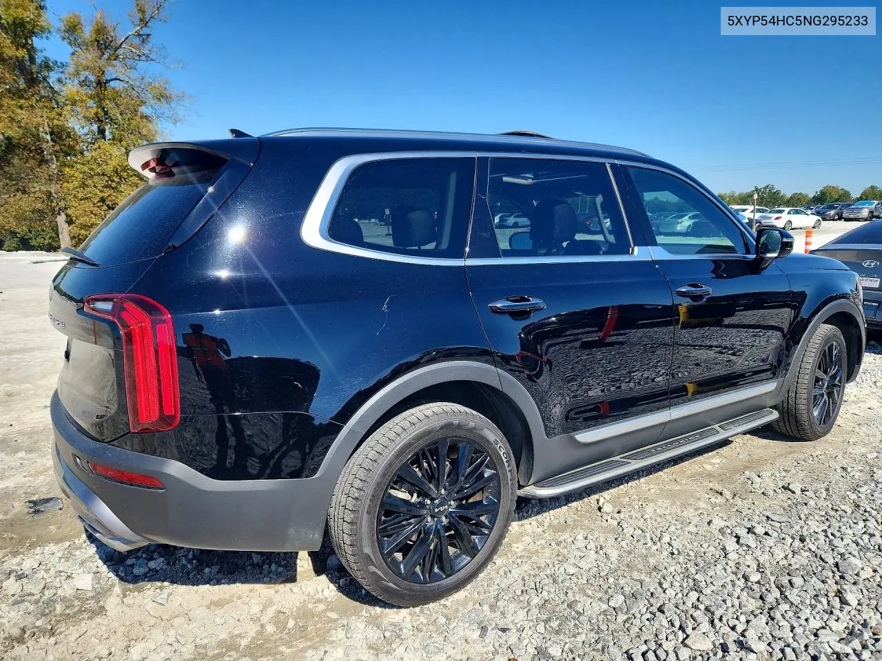 2022 KIA TELLURIDE VIN 5XYP54HC5NG295233 — фото 3