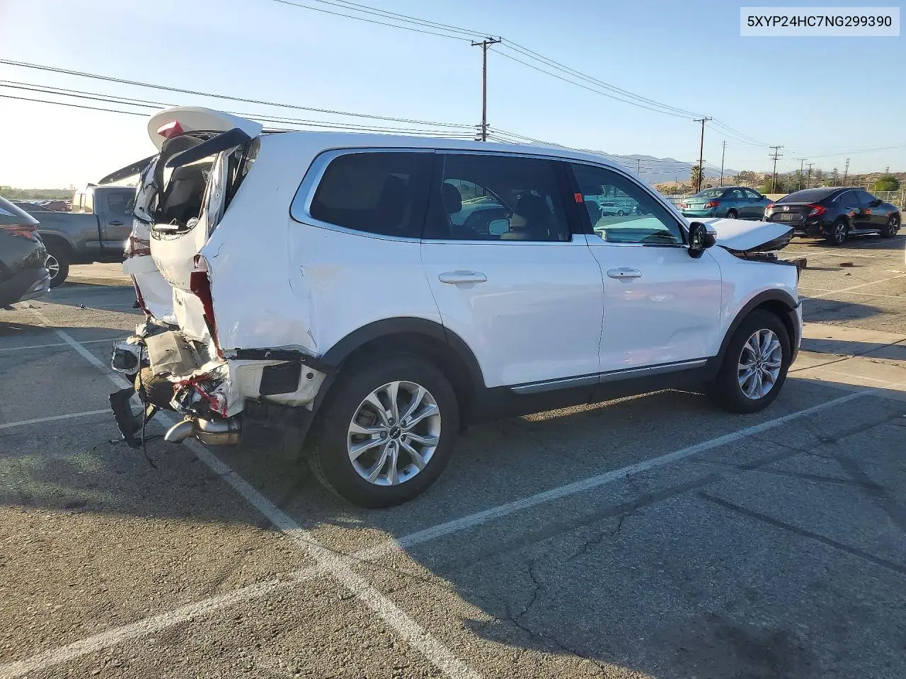 2022 KIA TELLURIDE VIN 5XYP24HC7NG299390 — фото 4