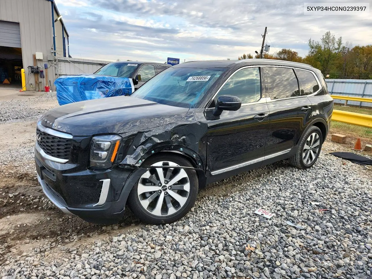 KIA TELLURIDE 2022, VIN 5XYP34HC0NG239397