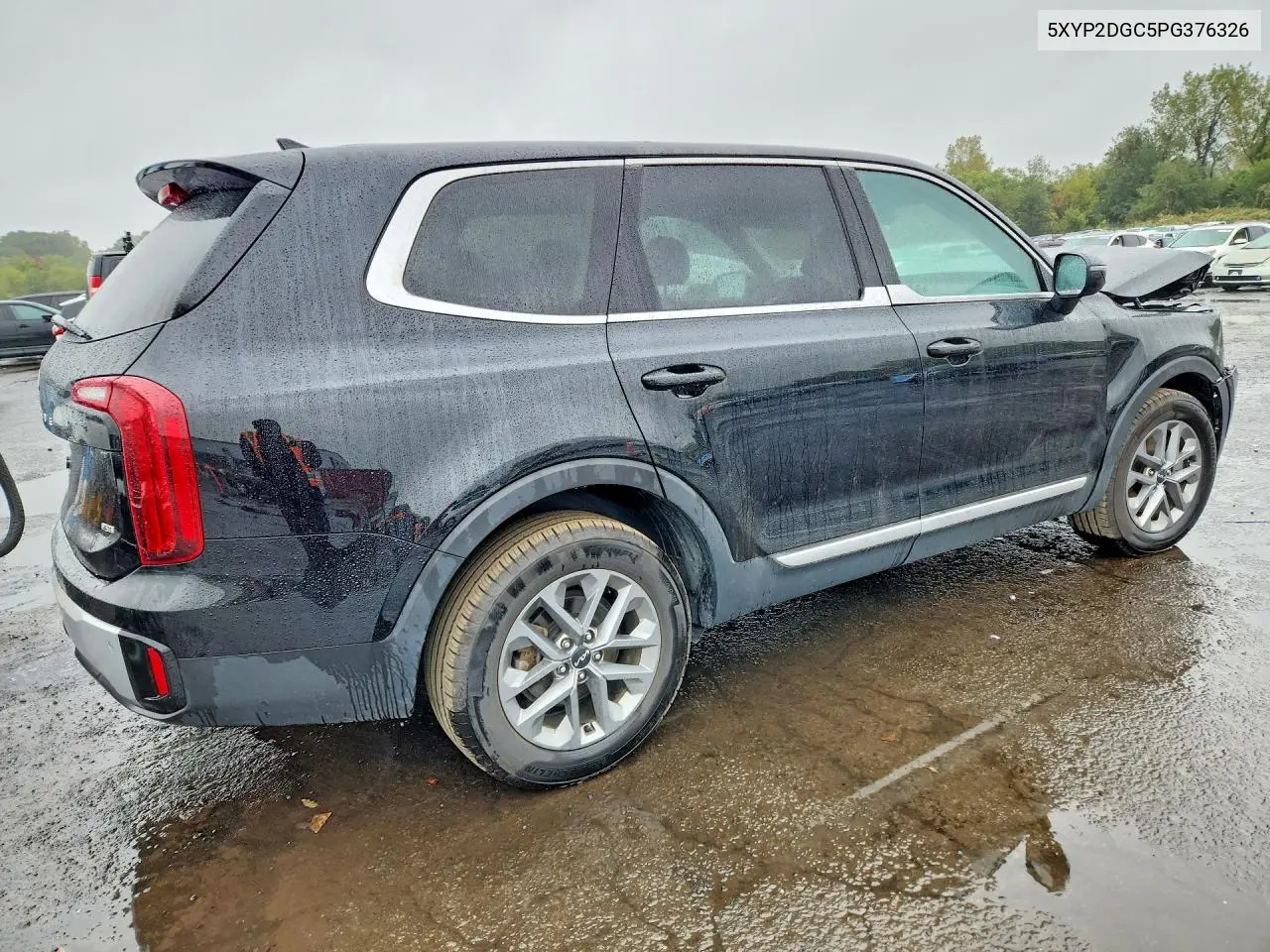 2023 KIA TELLURIDE VIN 5XYP2DGC5PG376326 — фото 3