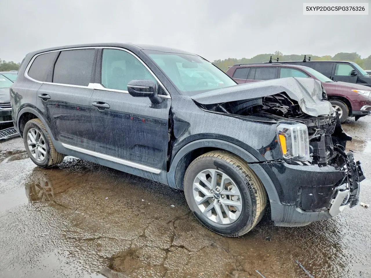 2023 KIA TELLURIDE VIN 5XYP2DGC5PG376326 — фото 4