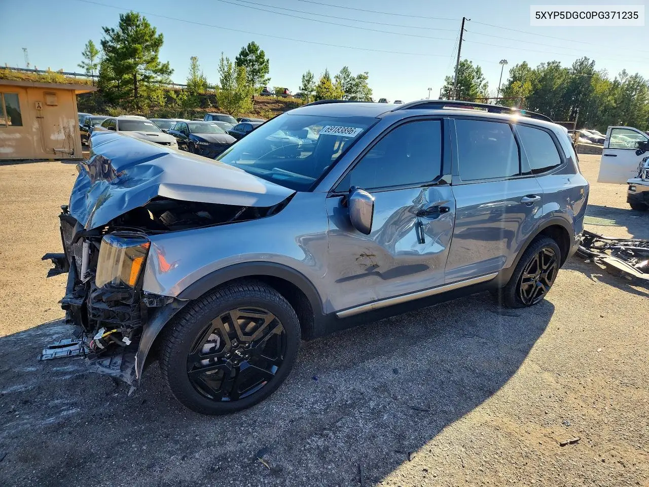 KIA TELLURIDE 2023, VIN 5XYP5DGC0PG371235
