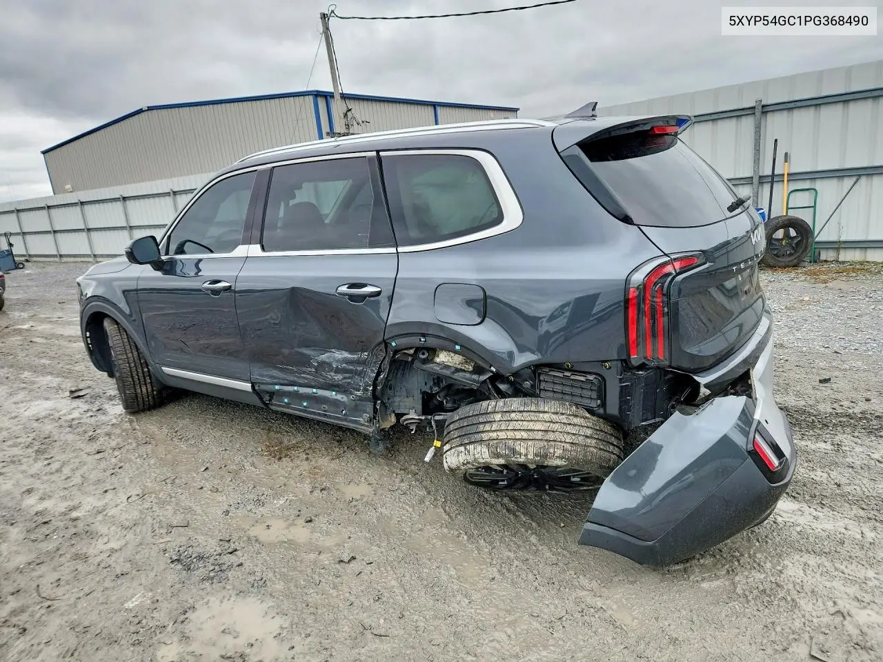 2023 KIA TELLURIDE VIN 5XYP54GC1PG368490 — фото 2