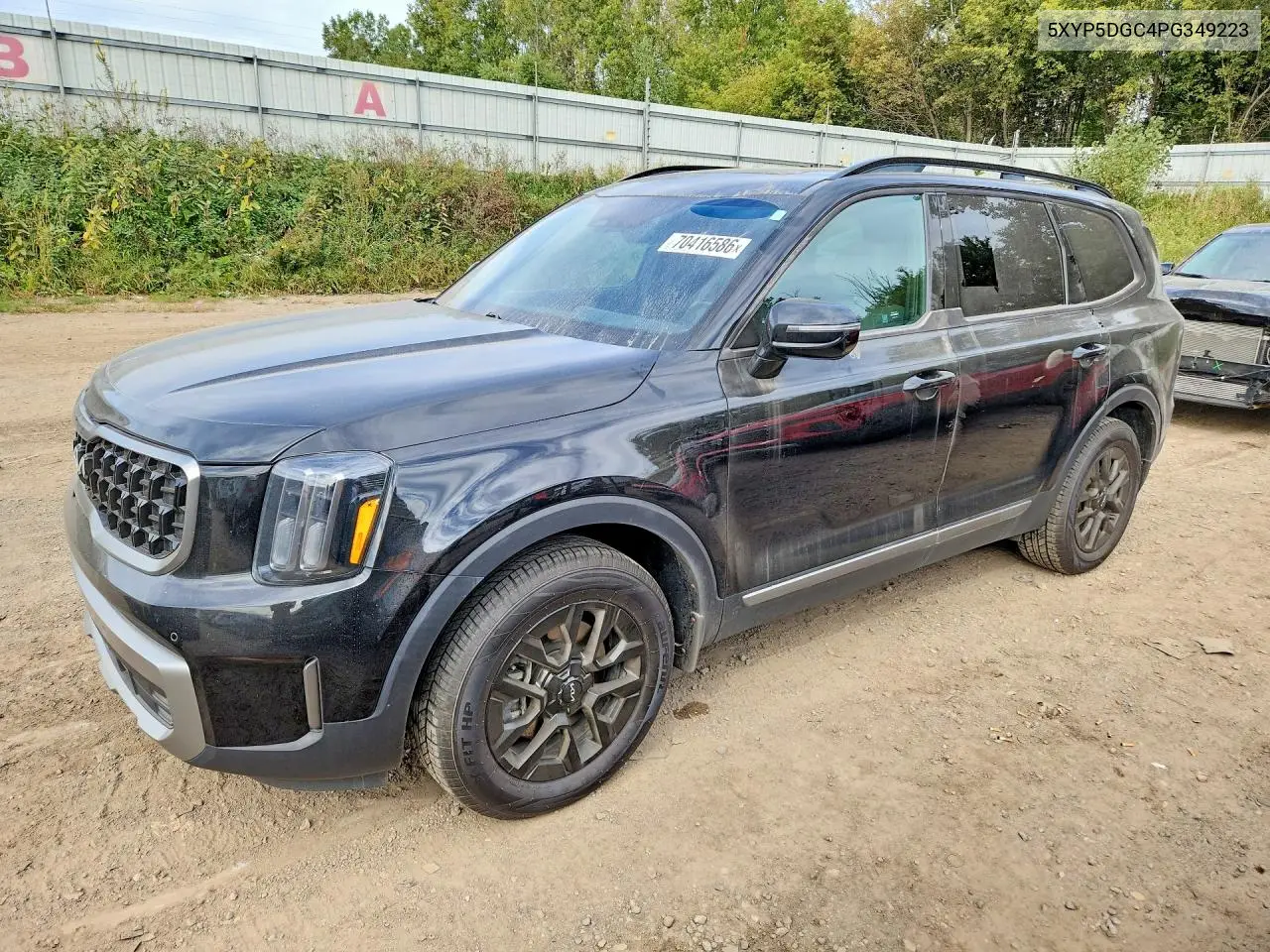KIA TELLURIDE 2023, VIN 5XYP5DGC4PG349223