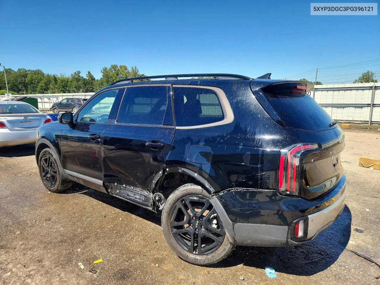 2023 KIA TELLURIDE VIN 5XYP3DGC3PG396121 — фото 2