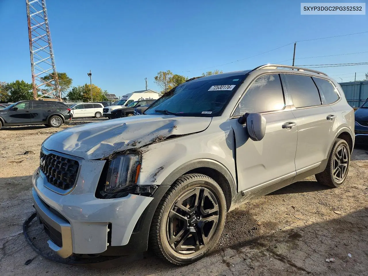 KIA TELLURIDE 2023, VIN 5XYP3DGC2PG352532