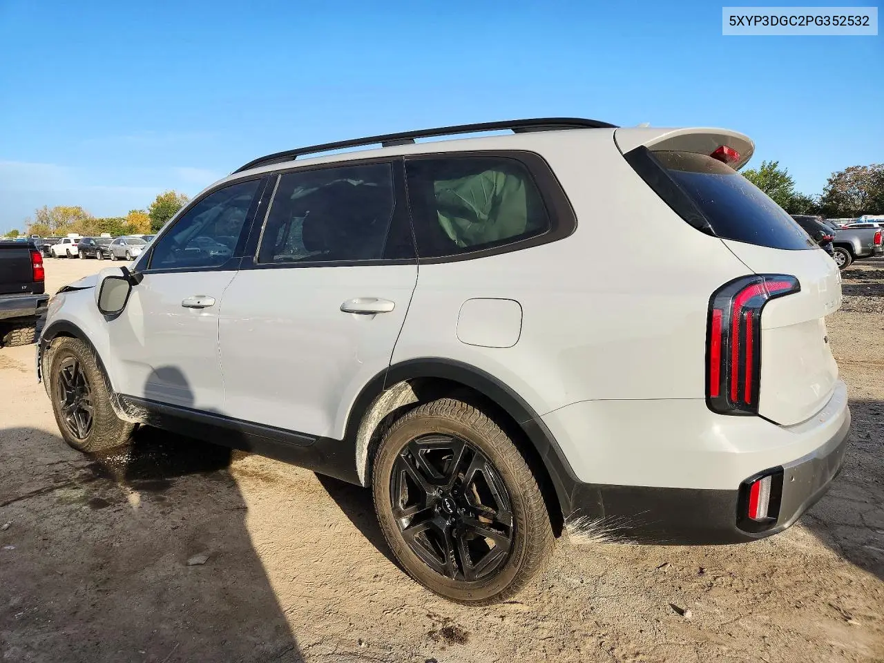 2023 KIA TELLURIDE VIN 5XYP3DGC2PG352532 — фото 2