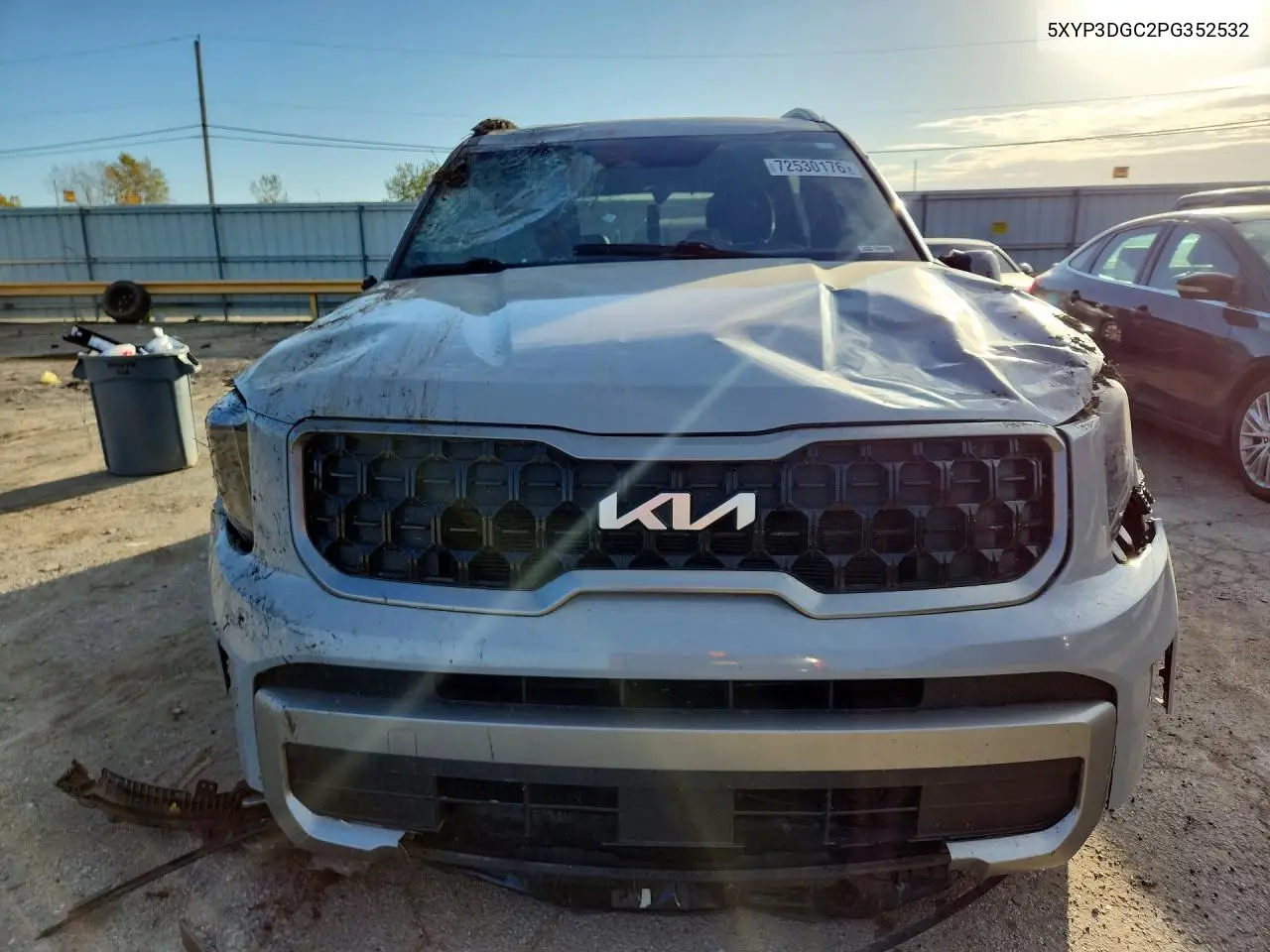 2023 KIA TELLURIDE VIN 5XYP3DGC2PG352532 — фото 5