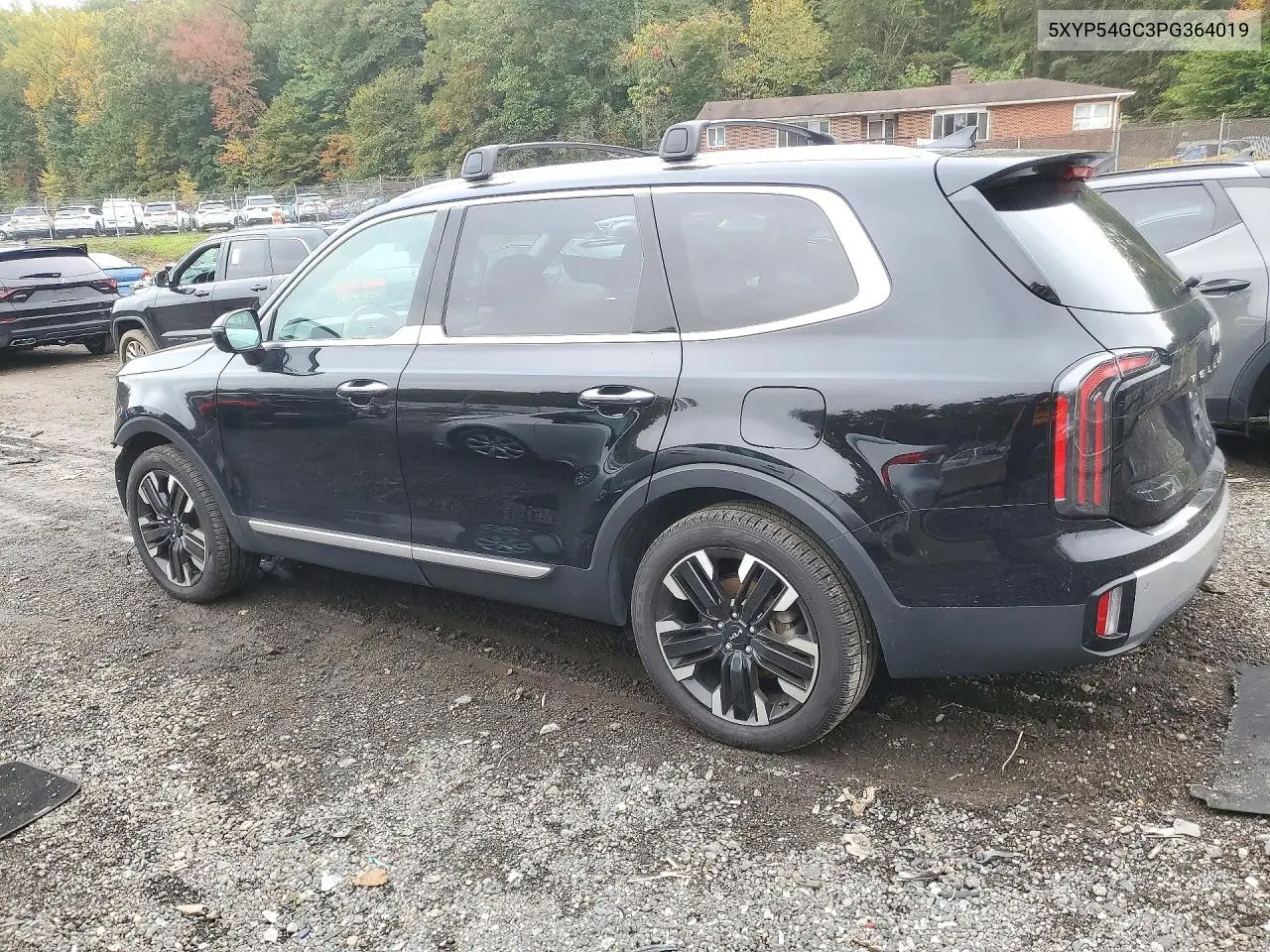 2023 KIA TELLURIDE VIN 5XYP54GC3PG364019 — фото 2