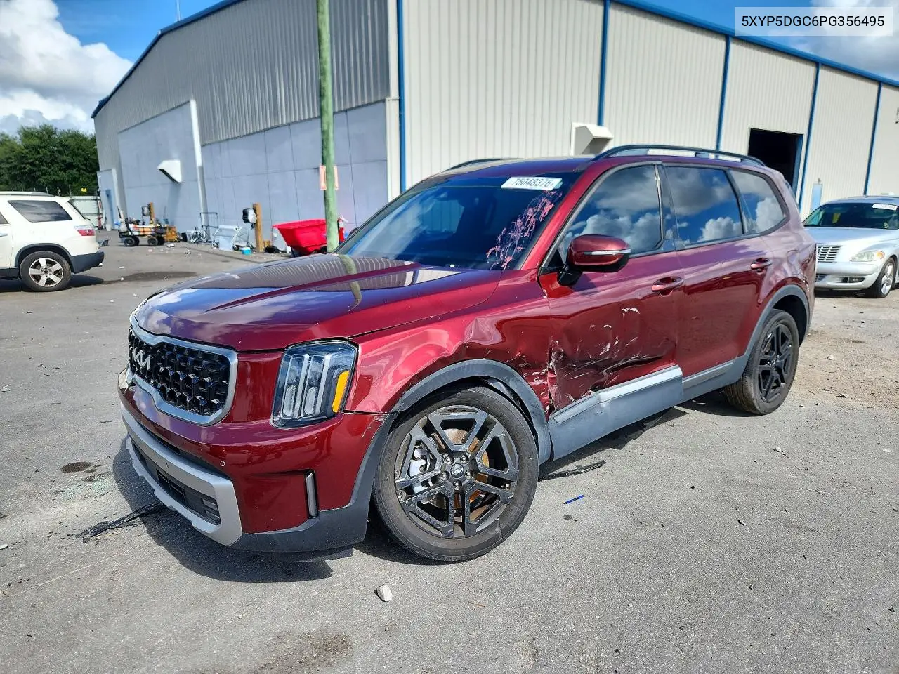 KIA TELLURIDE 2023, VIN 5XYP5DGC6PG356495