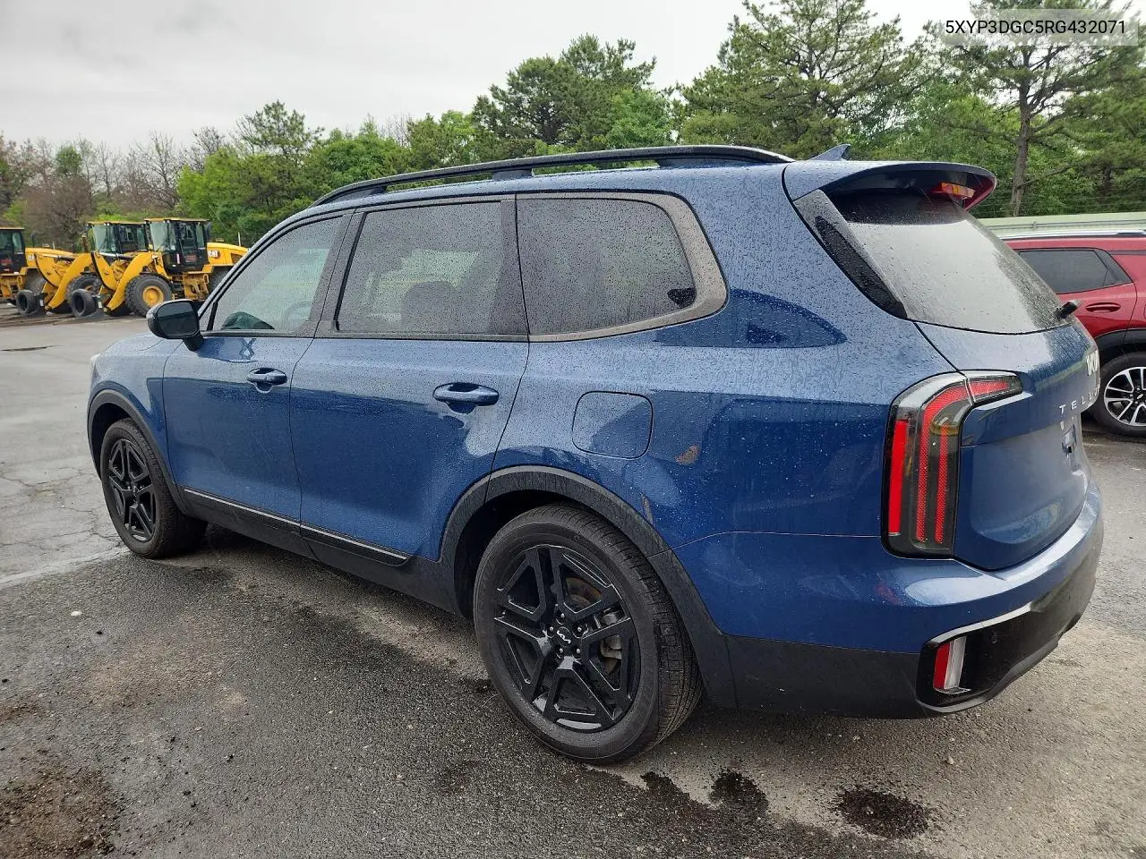 2024 KIA TELLURIDE VIN 5XYP3DGC5RG432071 — фото 2