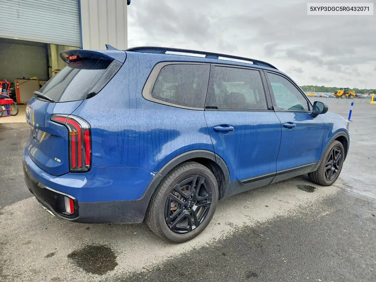 2024 KIA TELLURIDE VIN 5XYP3DGC5RG432071 — фото 3