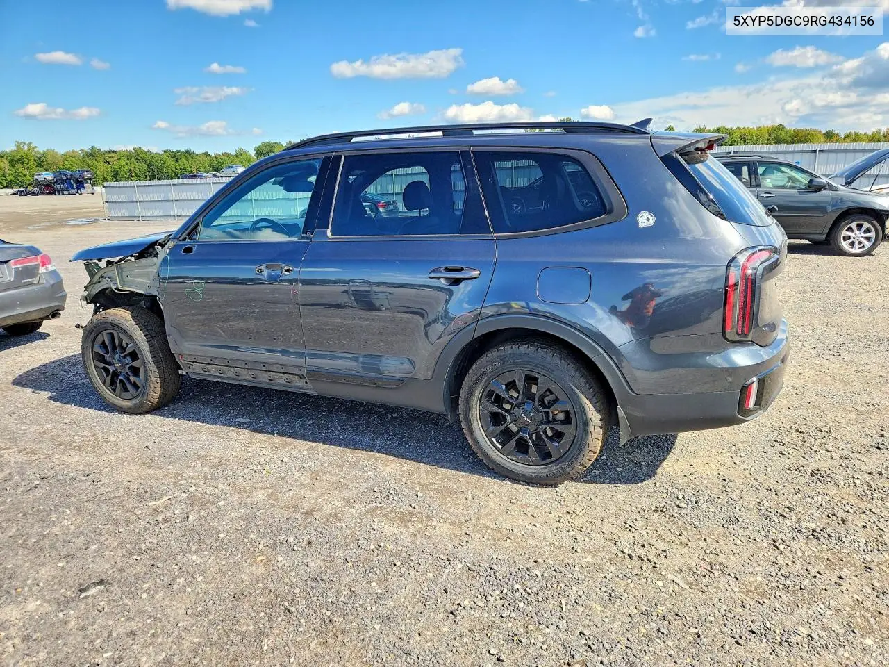 2024 KIA TELLURIDE VIN 5XYP5DGC9RG434156 — фото 2