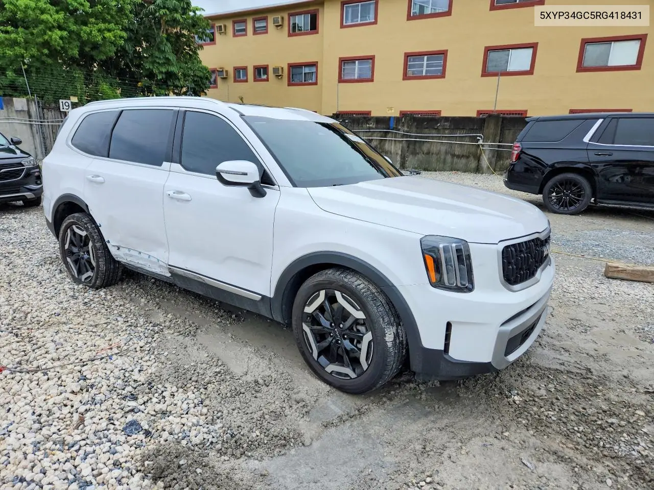 2024 KIA TELLURIDE VIN 5XYP34GC5RG418431 — фото 4