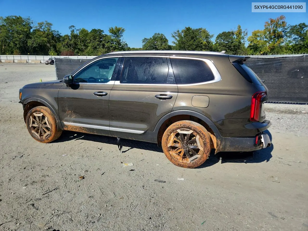 2024 KIA TELLURIDE VIN 5XYP64GC0RG441090 — фото 2