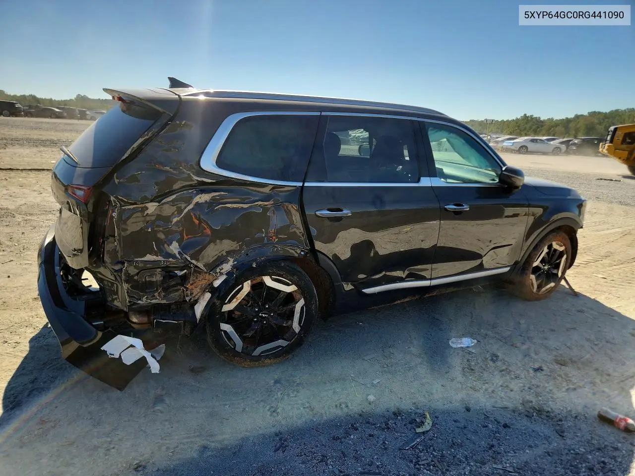 2024 KIA TELLURIDE VIN 5XYP64GC0RG441090 — фото 3
