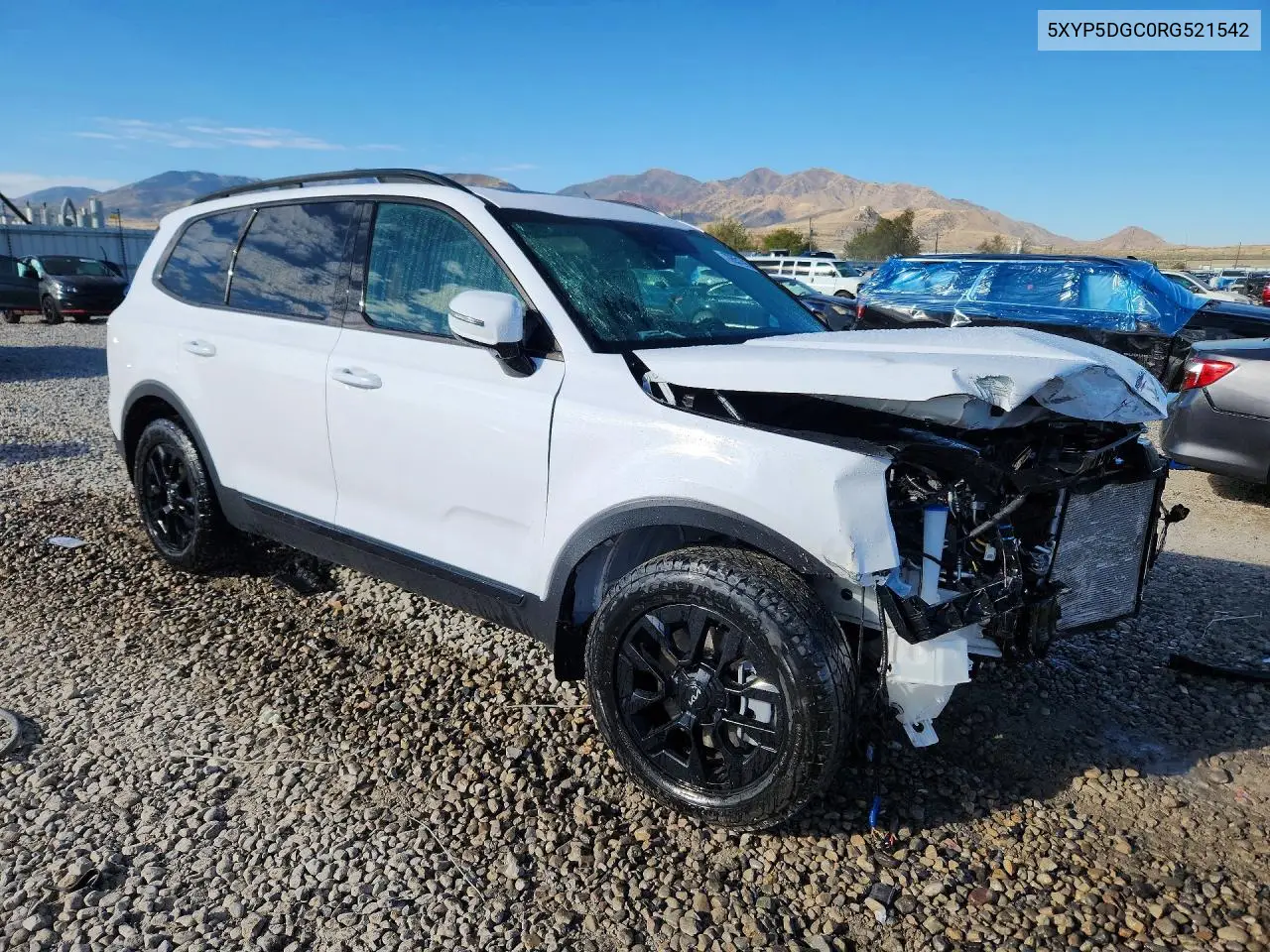 2024 KIA TELLURIDE VIN 5XYP5DGC0RG521542 — фото 4