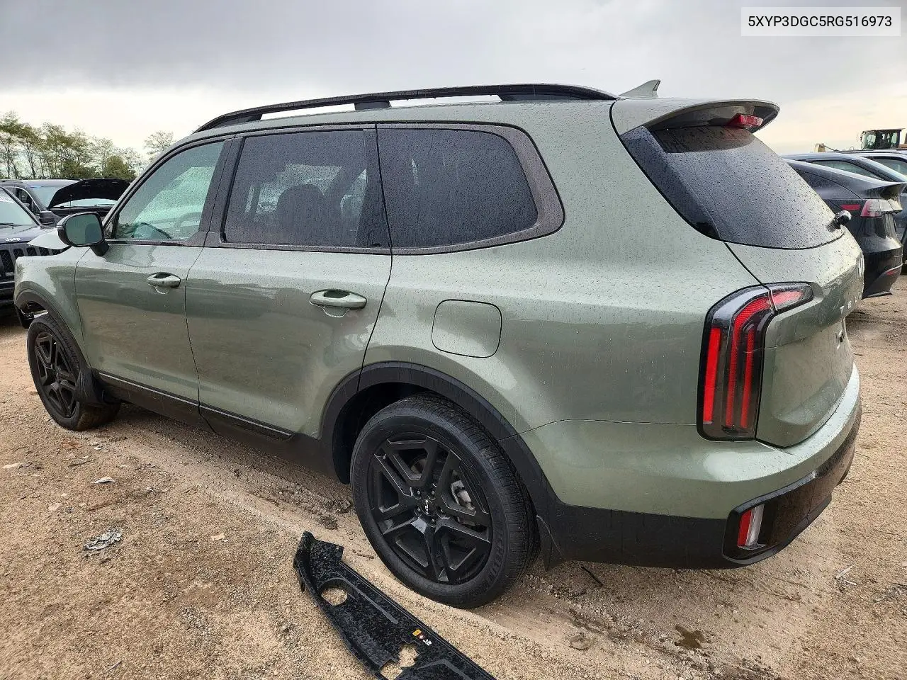 2024 KIA TELLURIDE VIN 5XYP3DGC5RG516973 — фото 2