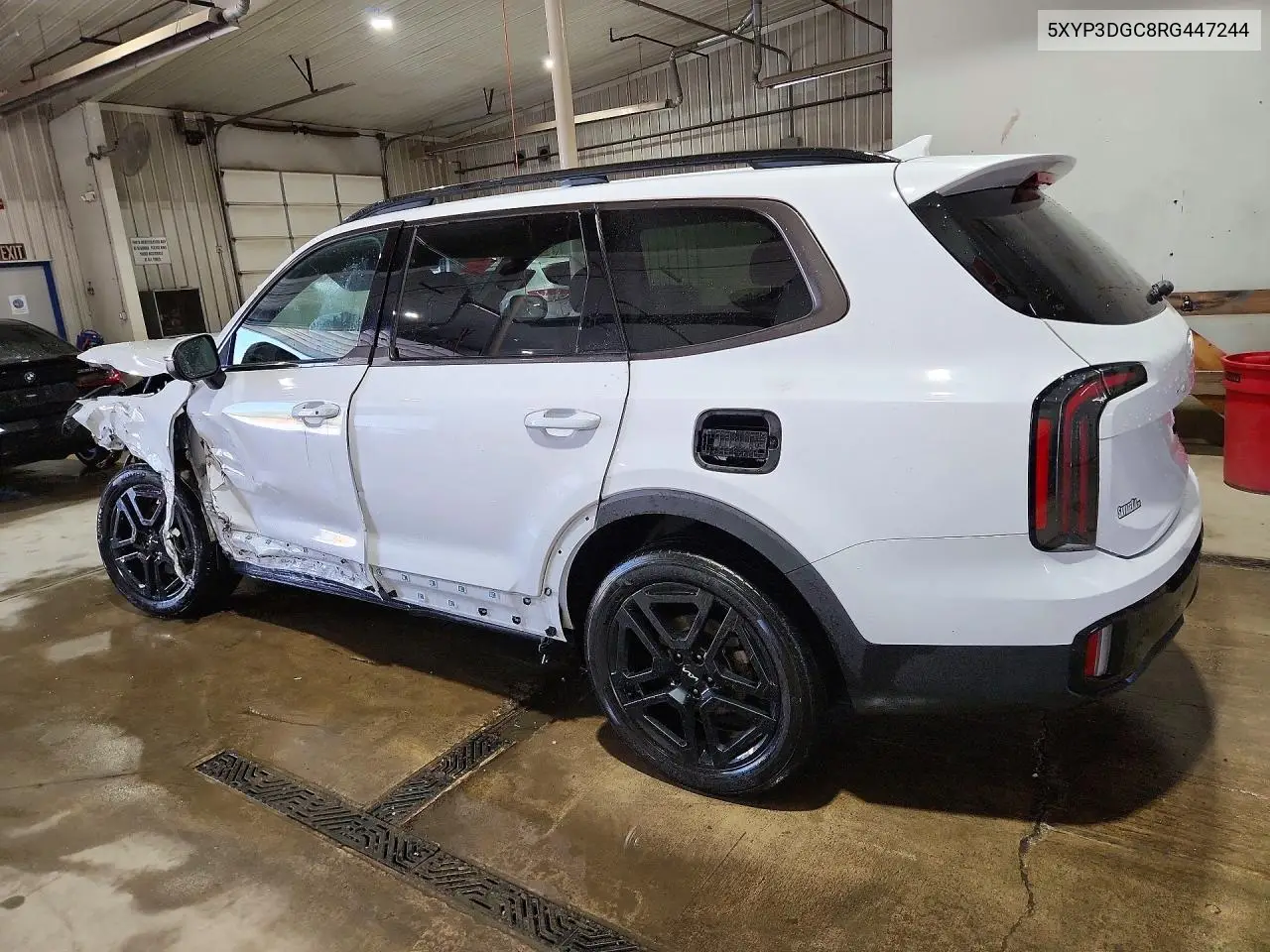 2024 KIA TELLURIDE VIN 5XYP3DGC8RG447244 — фото 2