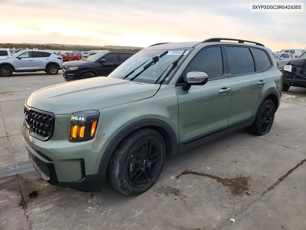KIA TELLURIDE 2024, VIN 5XYP3DGC3RG426303