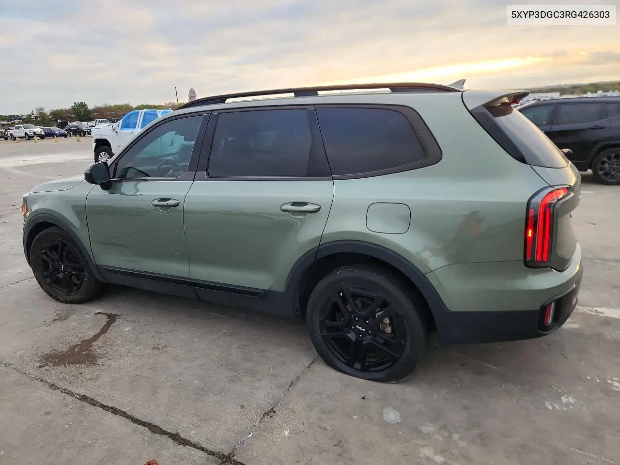 2024 KIA TELLURIDE VIN 5XYP3DGC3RG426303 — фото 2