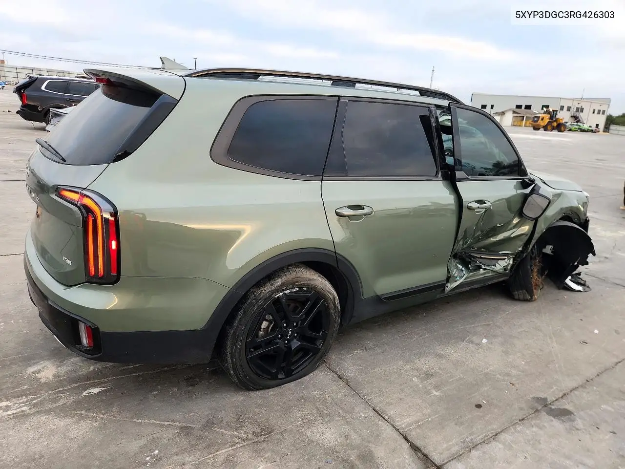 2024 KIA TELLURIDE VIN 5XYP3DGC3RG426303 — фото 3