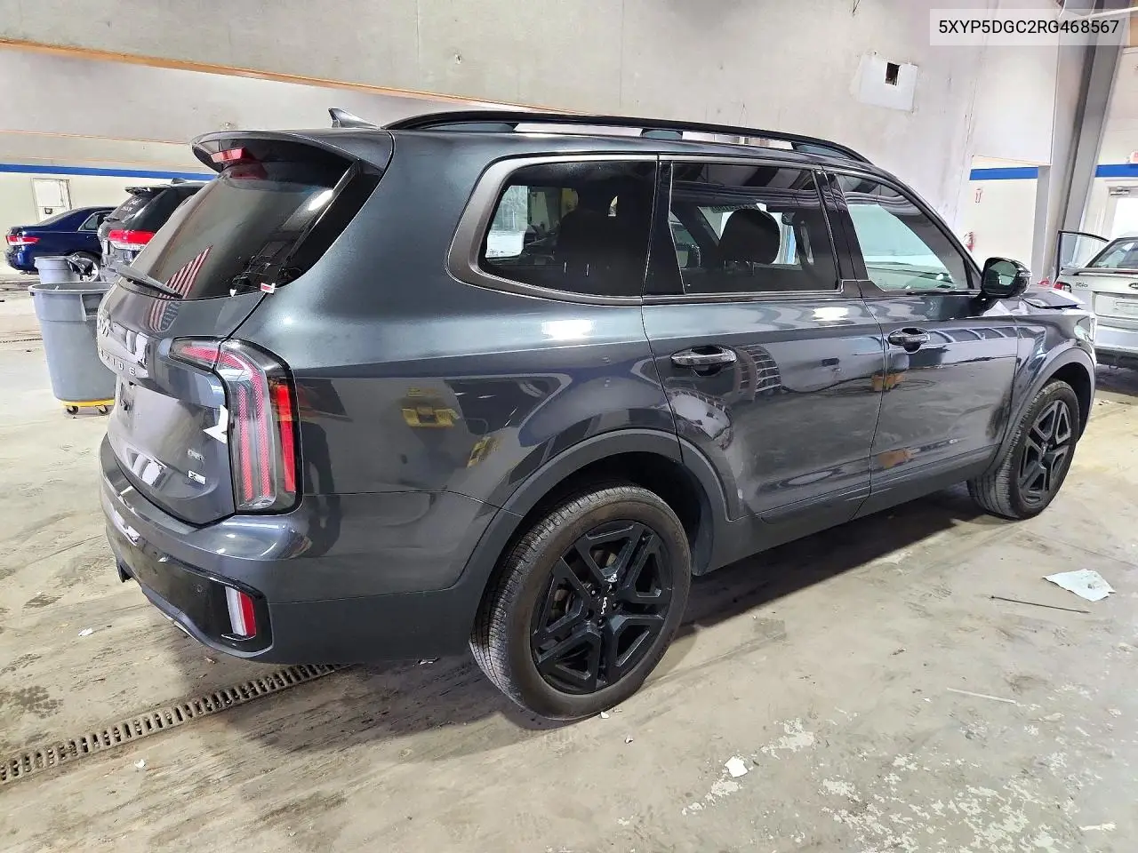 2024 KIA TELLURIDE VIN 5XYP5DGC2RG468567 — фото 3