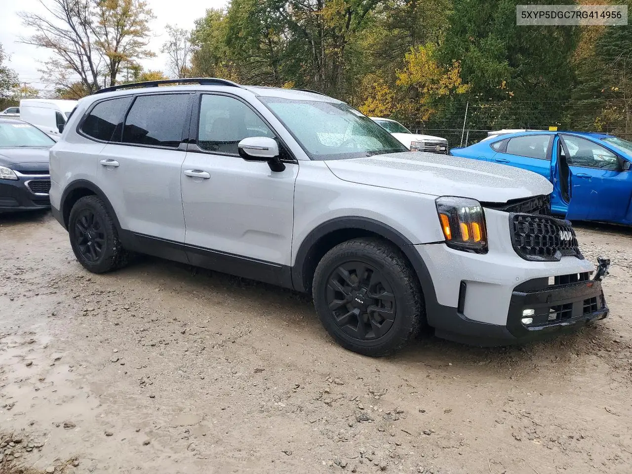 2024 KIA TELLURIDE VIN 5XYP5DGC7RG414956 — фото 4
