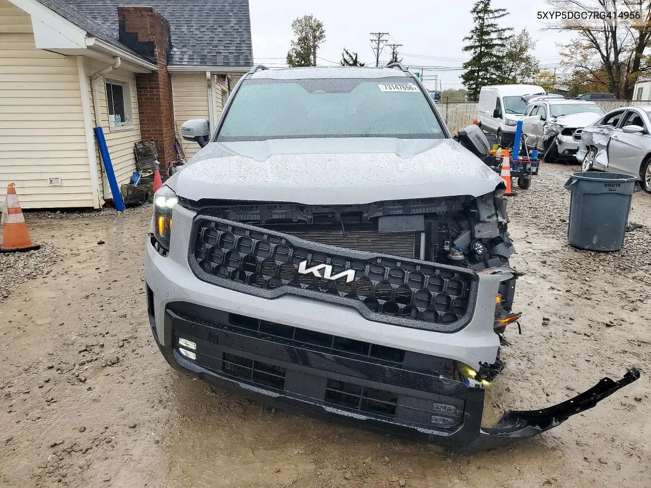 2024 KIA TELLURIDE VIN 5XYP5DGC7RG414956 — фото 5