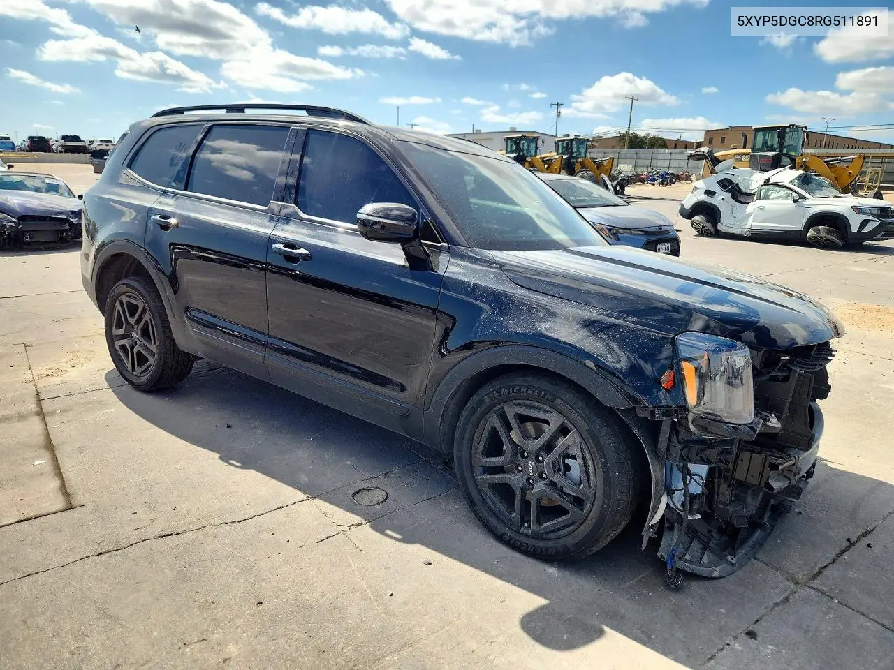 2024 KIA TELLURIDE VIN 5XYP5DGC8RG511891 — фото 4