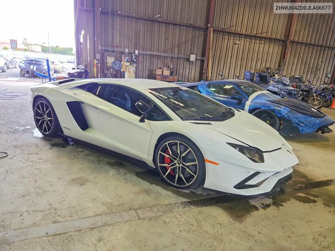 LAMBORGHINI AVENTADOR 2018, VIN ZHWUG4ZD0JLA06577