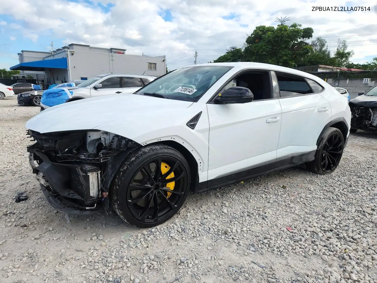 LAMBORGHINI URUS 2020, VIN ZPBUA1ZL2LLA07514