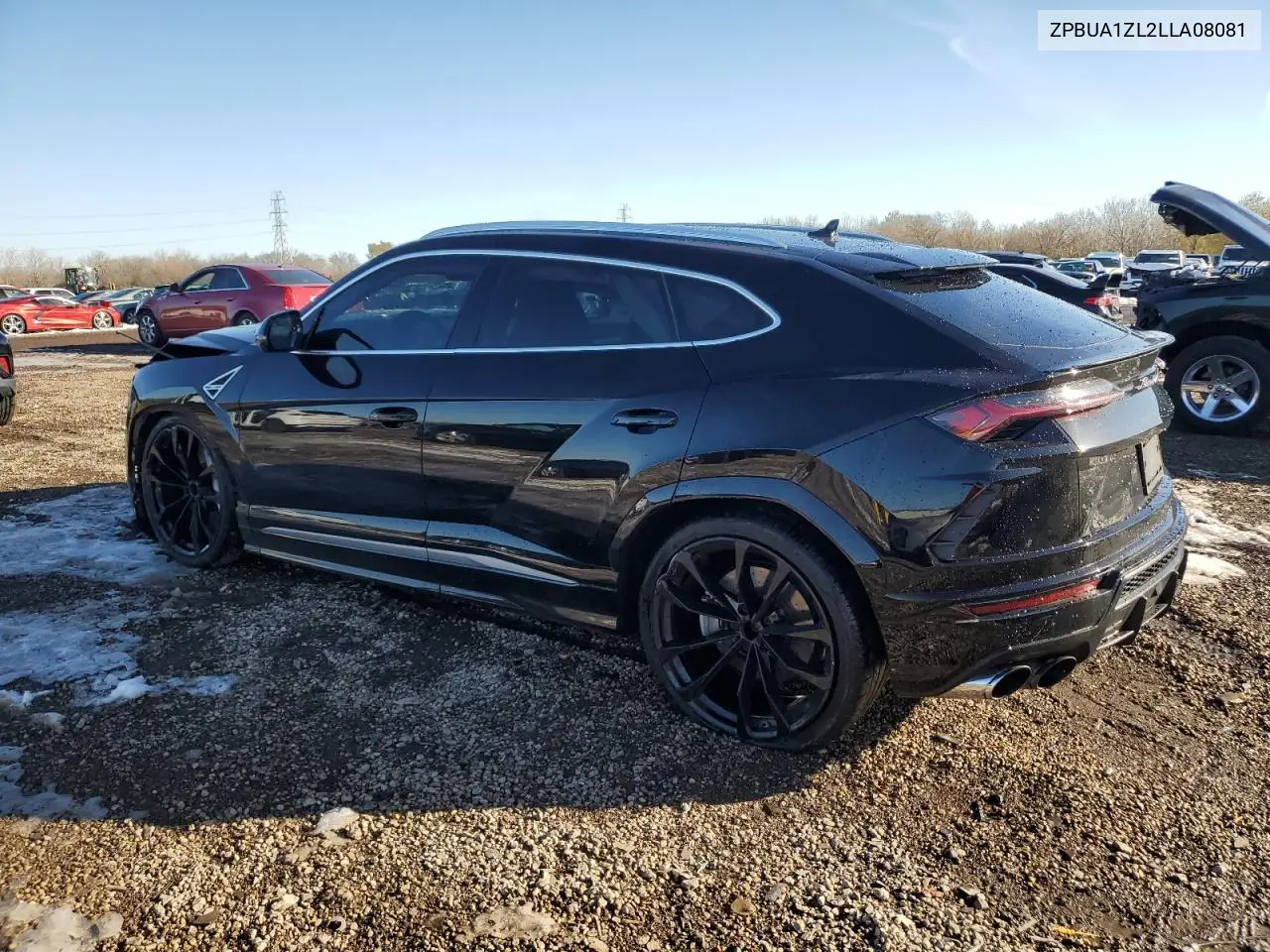 2020 LAMBORGHINI URUS VIN ZPBUA1ZL2LLA08081 — фото 2
