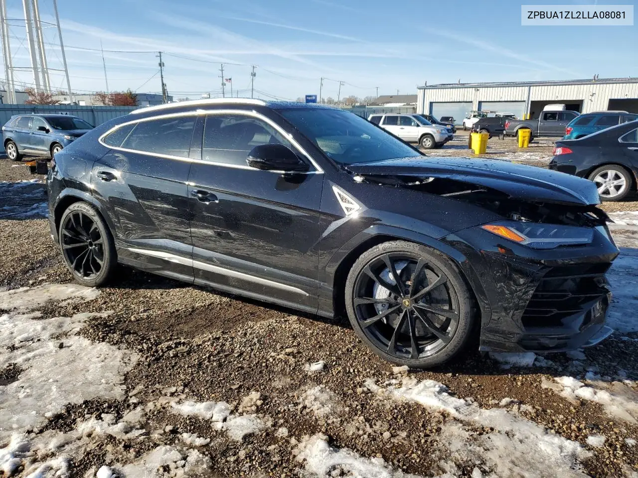 2020 LAMBORGHINI URUS VIN ZPBUA1ZL2LLA08081 — фото 4