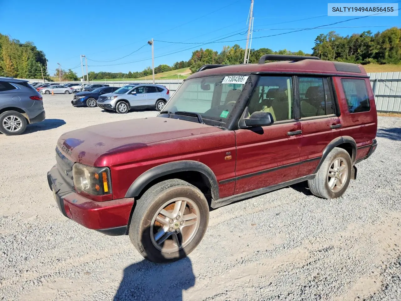 LAND ROVER DISCOVERY 2004, VIN SALTY19494A856455