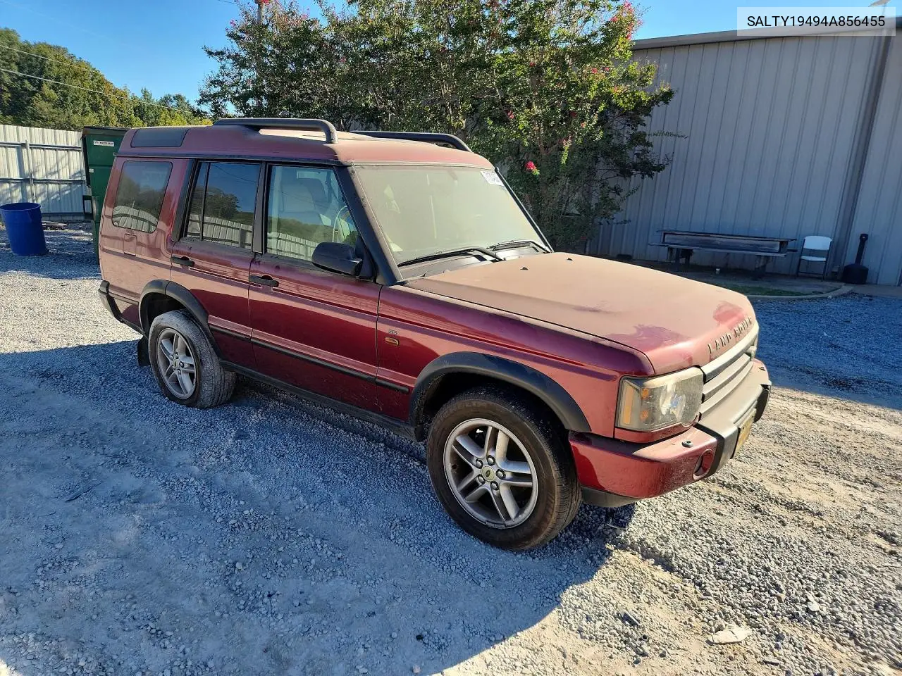 2004 LAND ROVER DISCOVERY VIN SALTY19494A856455 — фото 4